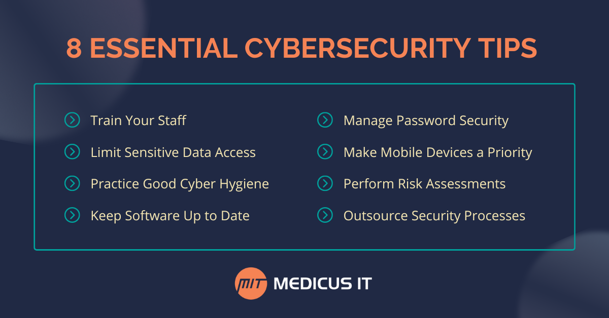 8 Essential Cybersecurity Tips